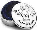 Versilberte Zahndose auf www.taufgeschenke.org kaufen